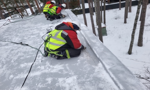 ТПО мембрана для кровли коттеджа