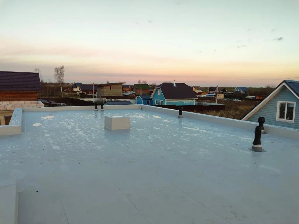 Устройство плоской кровли